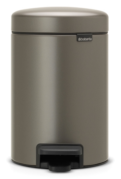 Brabantia NewIcon Papierkorb 3 l grau 113246