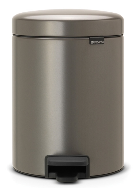 Brabantia NewIcon Papierkorb 5 l grau 112683
