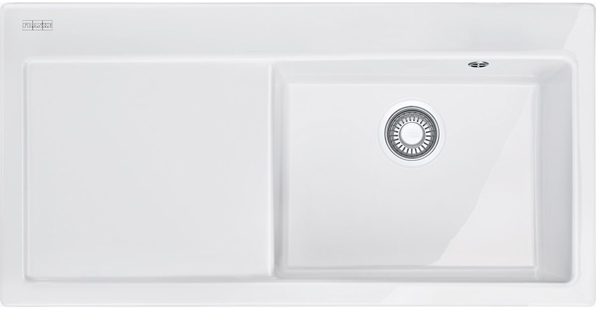 Franke Mythos keramikspüle 100x51 cm weiß 124.0379.849