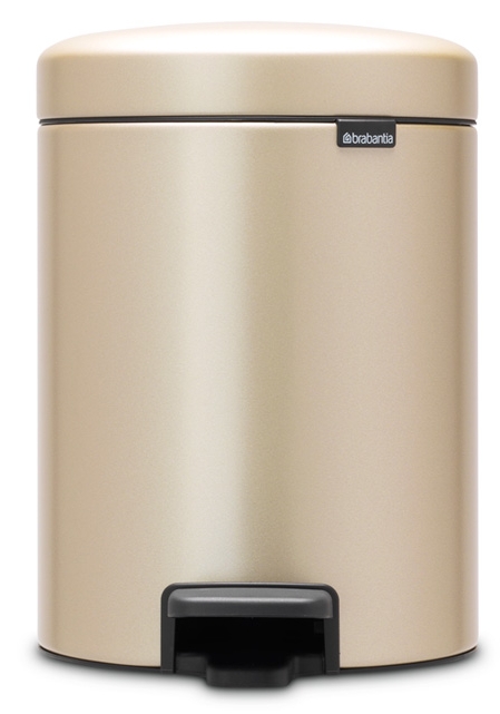 Brabantia NewIcon Papierkorb 5 l gold 304422