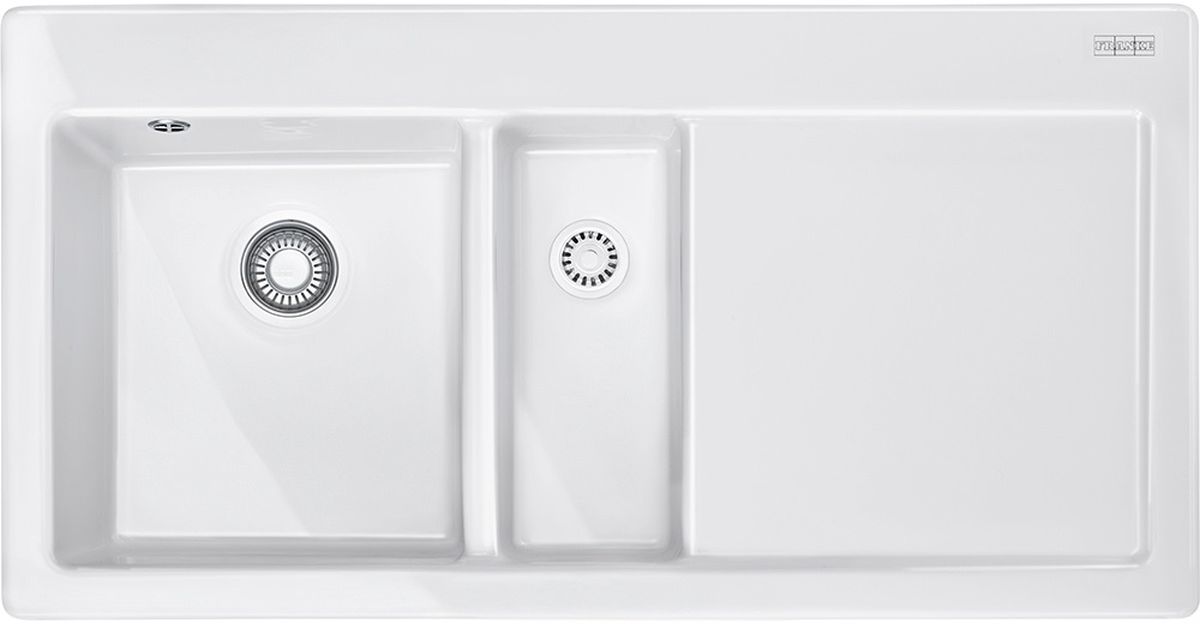 Franke Mythos keramikspüle 100x51 cm weiß 124.0379.861