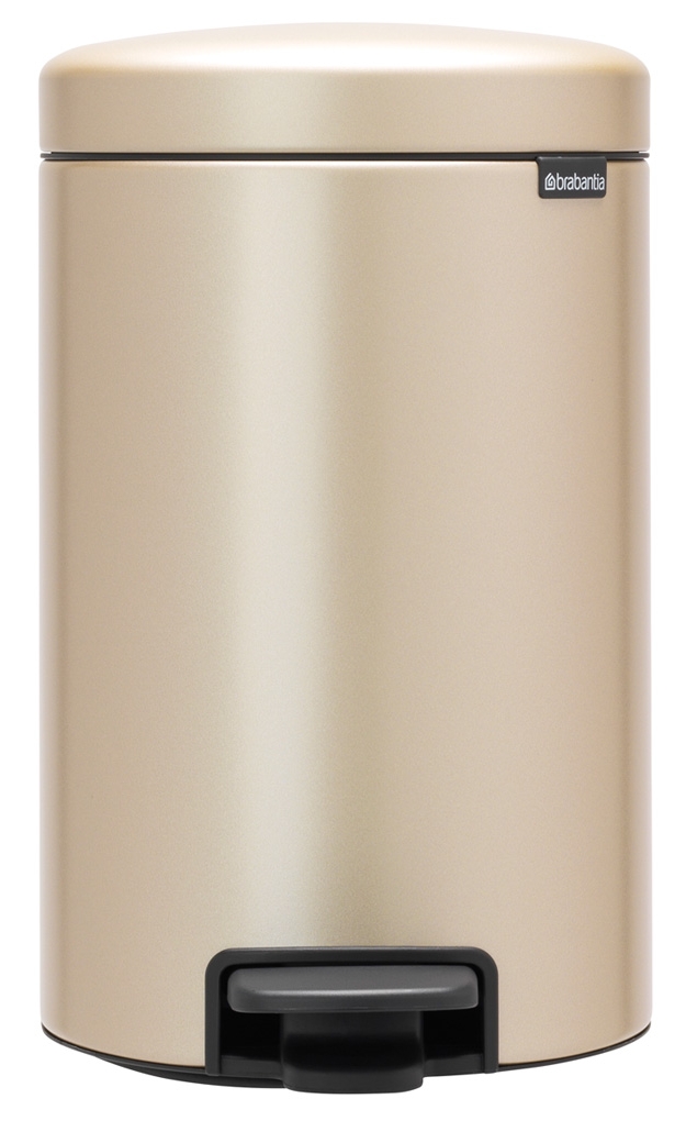 Brabantia NewIcon Papierkorb 12 l gold 304446