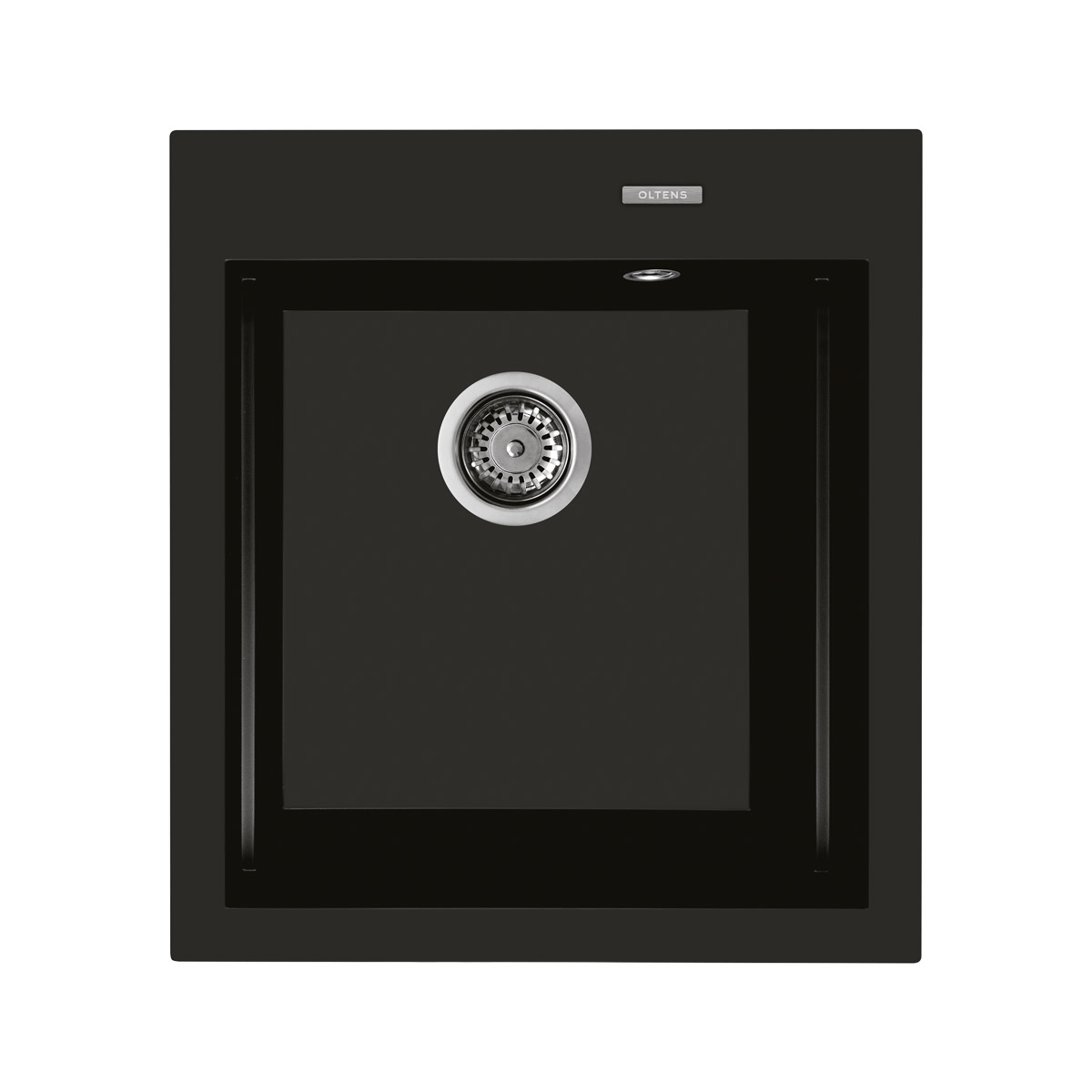 Oltens Gravan granitspüle 51.5x47 cm schwarz 72001300