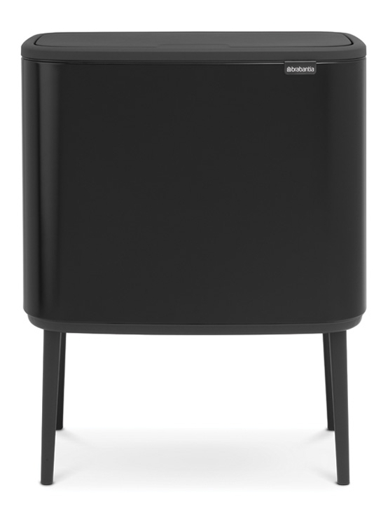 Brabantia Bo Müllcontainer 33 l schwarz 316067