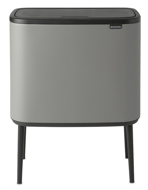 Brabantia Bo Müllcontainer 33 l grau 127229