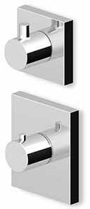 Zucchetti Pan Badewannen- und Duscharmatur Unterputz mit Thermostat weiß ZP8646.W1