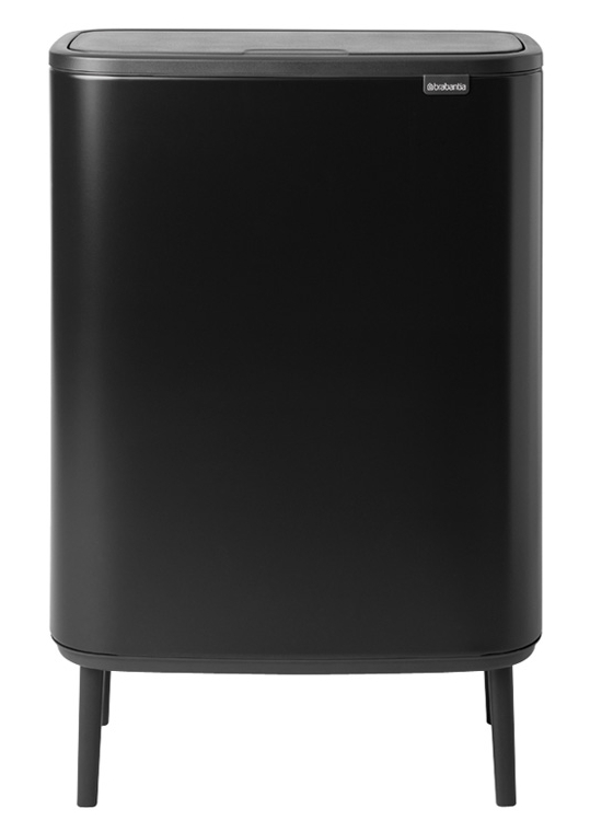 Brabantia Bo Müllcontainer 60 l schwarz 130625