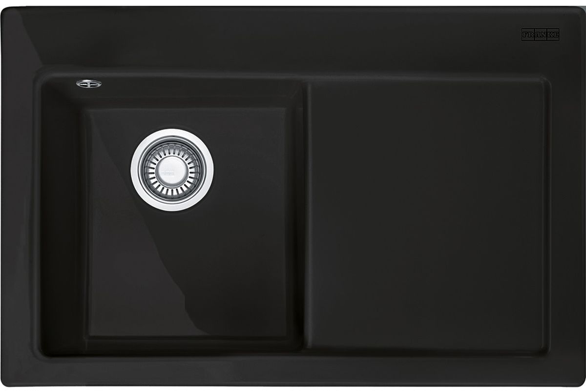 Franke Mythos keramikspüle 78x51 cm schwarz 124.0540.982