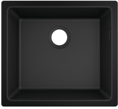 Hansgrohe S 51 granitspüle 50x45 cm schwarz 43431170