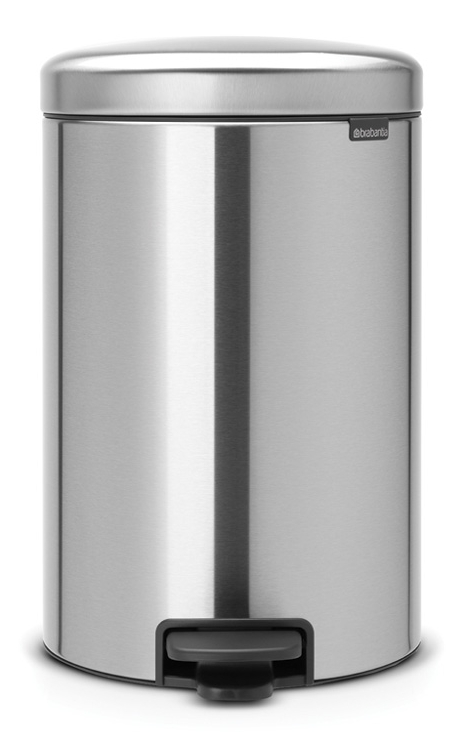 Brabantia NewIcon Papierkorb 20 l stahl-schwarz 111907