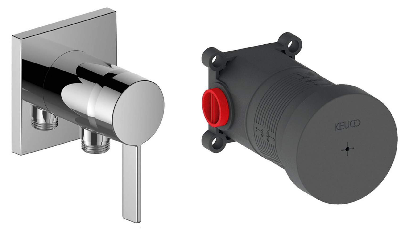 Keuco IXMO Solo Duschbatterie Unterputz chrom 59552019522