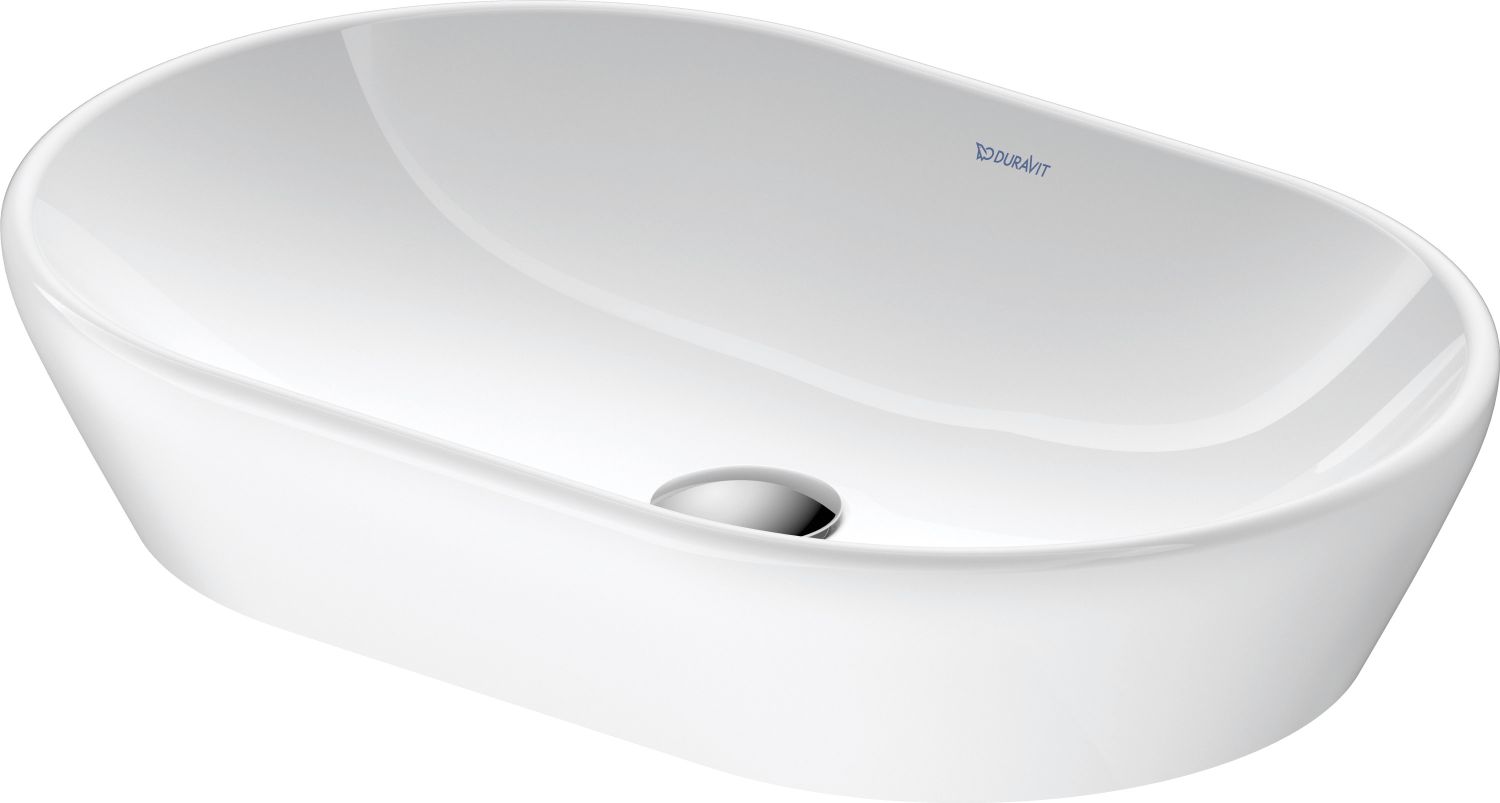Duravit D-Neo Waschbecken 60x40 cm oval Aufsatzwaschbecken weiß 2372600070
