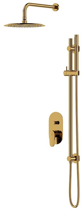 Cersanit Inverto Duschset Unterputz gold S952-007