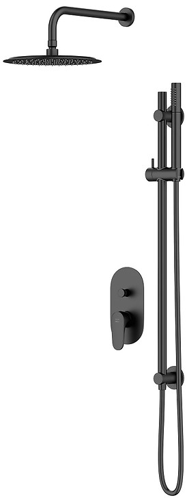 Cersanit Inverto Duschset Unterputz schwarz S952-006