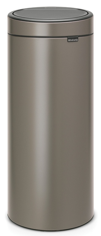 Brabantia Touch Bin Papierkorb 30 l grau 115363