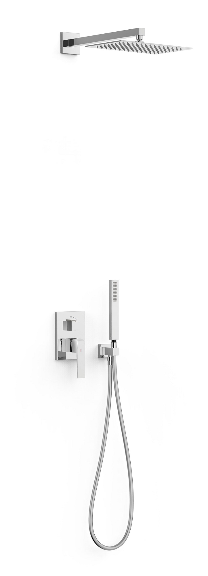 Tres Slim Exclusive Duschset Unterputz mit Regenbrause chrom 20228004