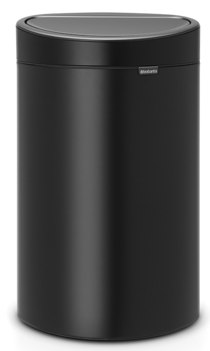 Brabantia Touch Bin Papierkorb 40 l schwarz 114946
