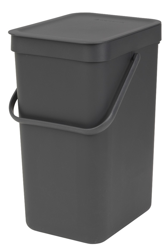 Brabantia Sort & Go Papierkorb 12 l grau 109805