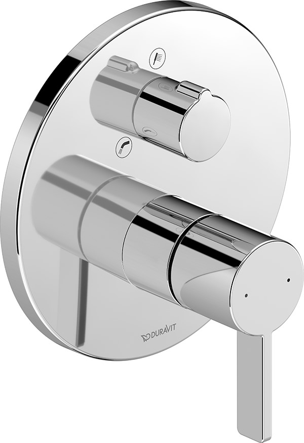 Duravit D-Neo Badewannen- und Duscharmatur Unterputz chrom DE5210018010