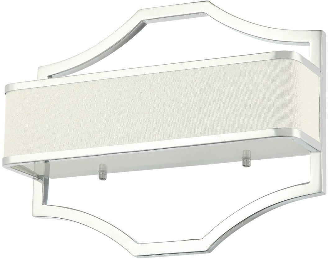 Open Design Gerdo Leuchter 2x12 W weiß-chrom OR84504