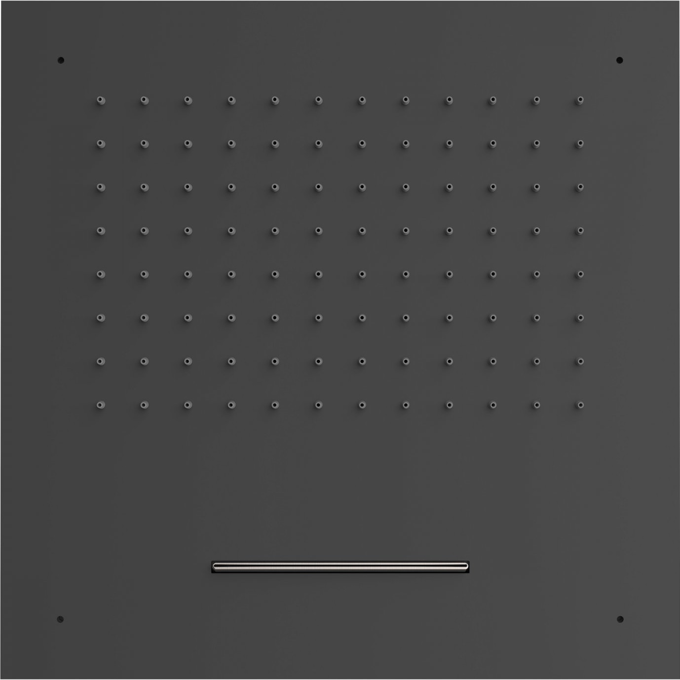 Tres Loft-Tres Kopfbrause 50x50 cm quadratisch schwarz 29995501NM