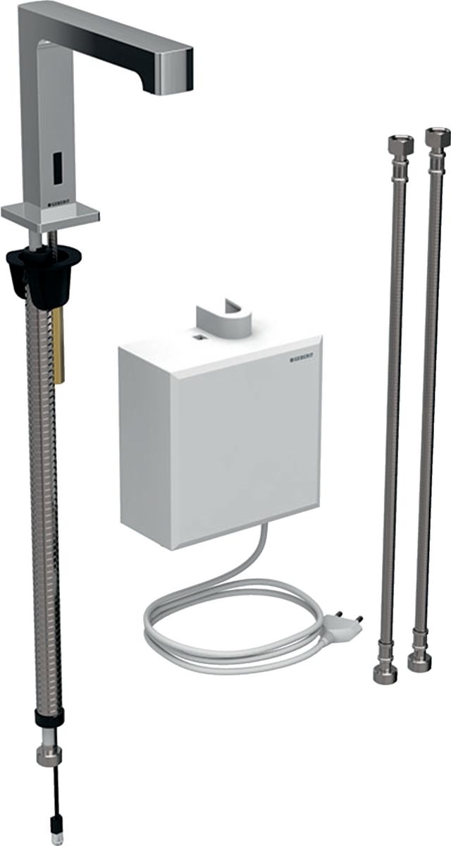 Geberit Brenta Waschtischarmatur Stehend mit Thermostat Elektronisch chrom 116.177.21.1