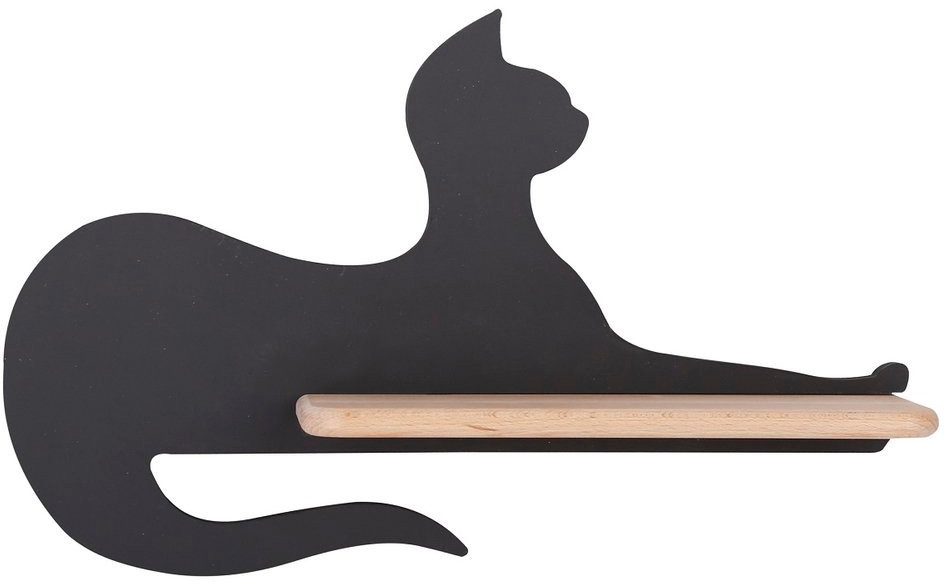 Candellux Cat Leuchter 1x5 W schwarz-holz 21-75642