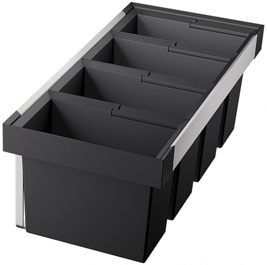 Blanco Flexon II Müllcontainer 73 l schwarz-grau 521475