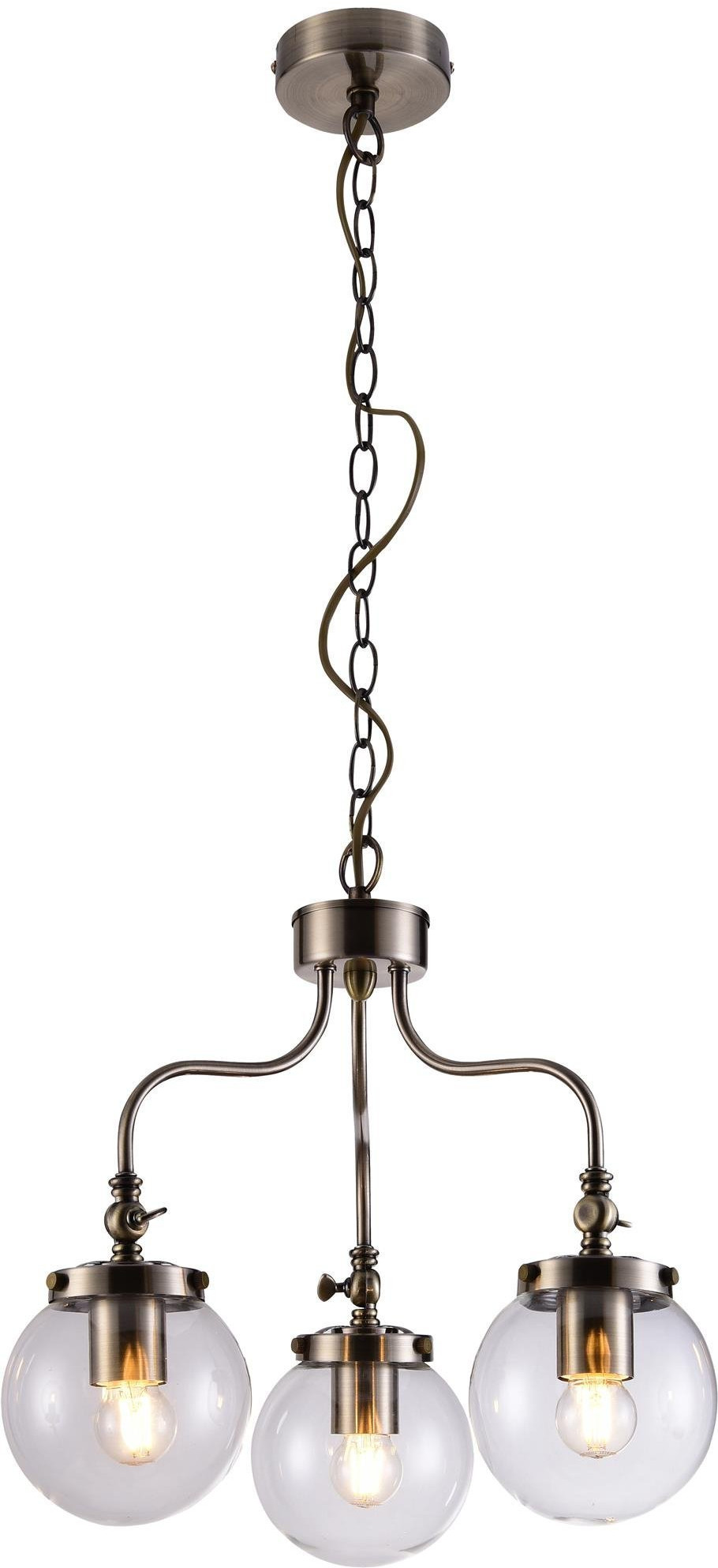 Candellux Ballet Pendelleuchte 3x40 W patina 33-70869