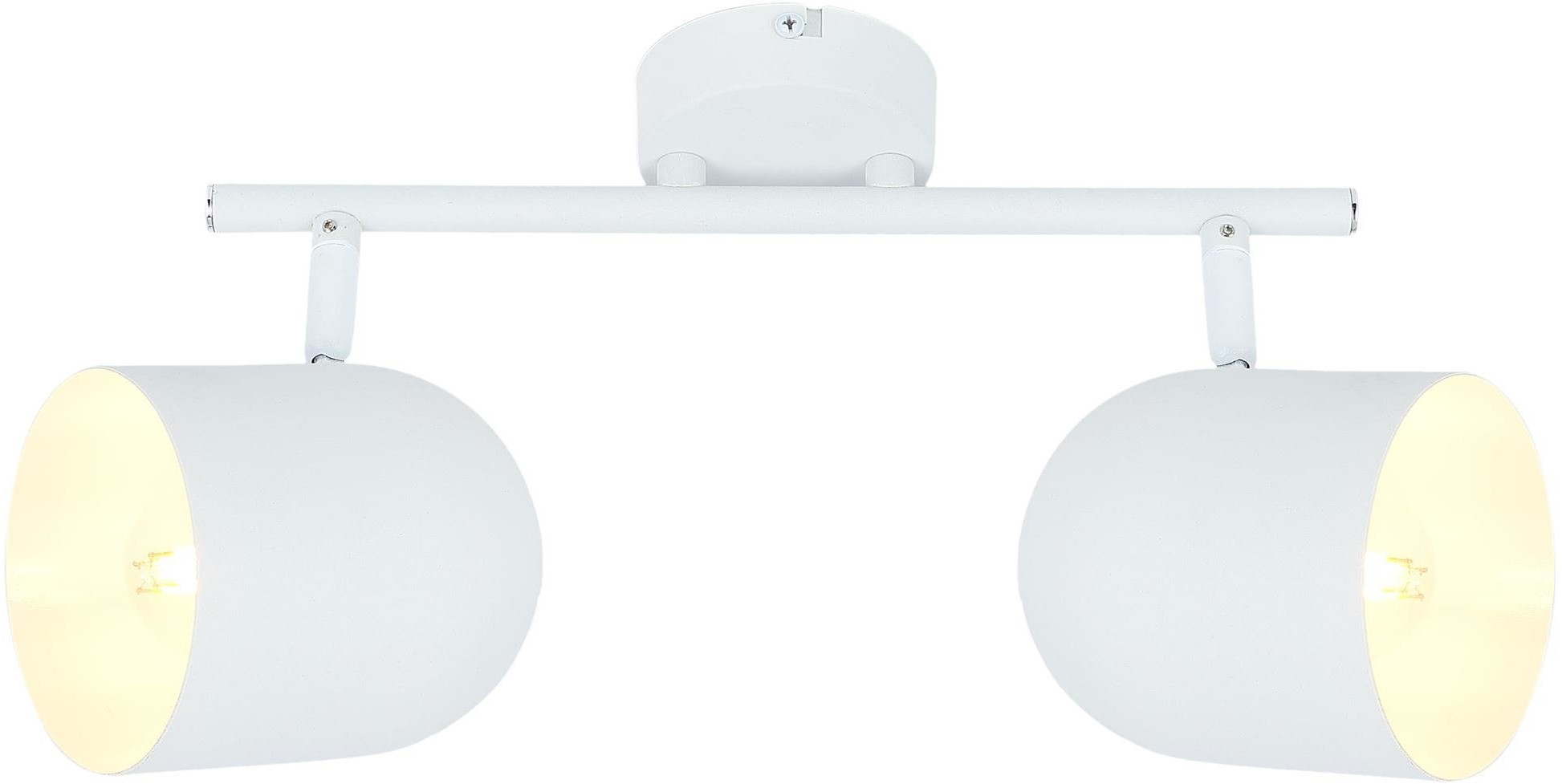 Candellux Azuro Deckenlampe 2x40 W weiß 92-63250