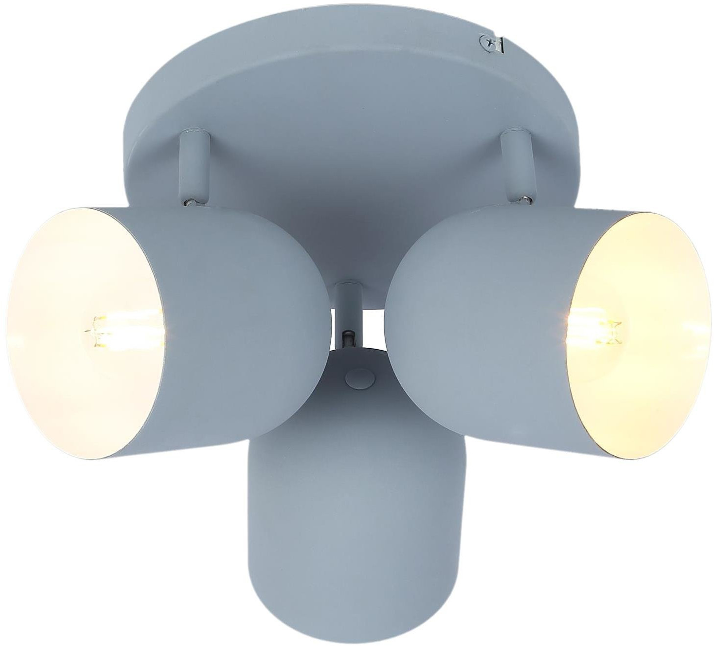 Candellux Azuro Deckenlampe 3x40 W grau 98-63236