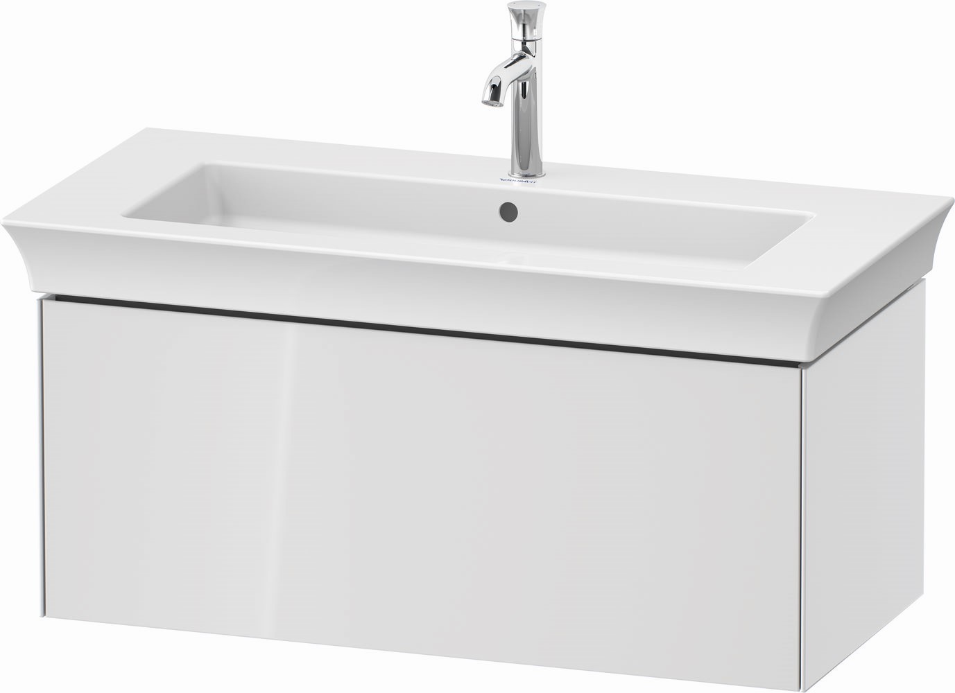 Duravit White Tulip Kabinett 98.4x45.8x41 cm Unterschrank hängend weiß WT424208585