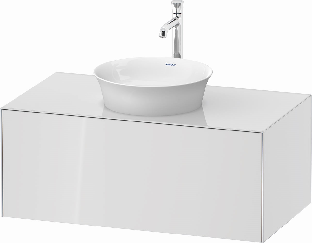 Duravit White Tulip Kabinett 100x55x40.8 cm Unterschrank hängend weiß WT497608585