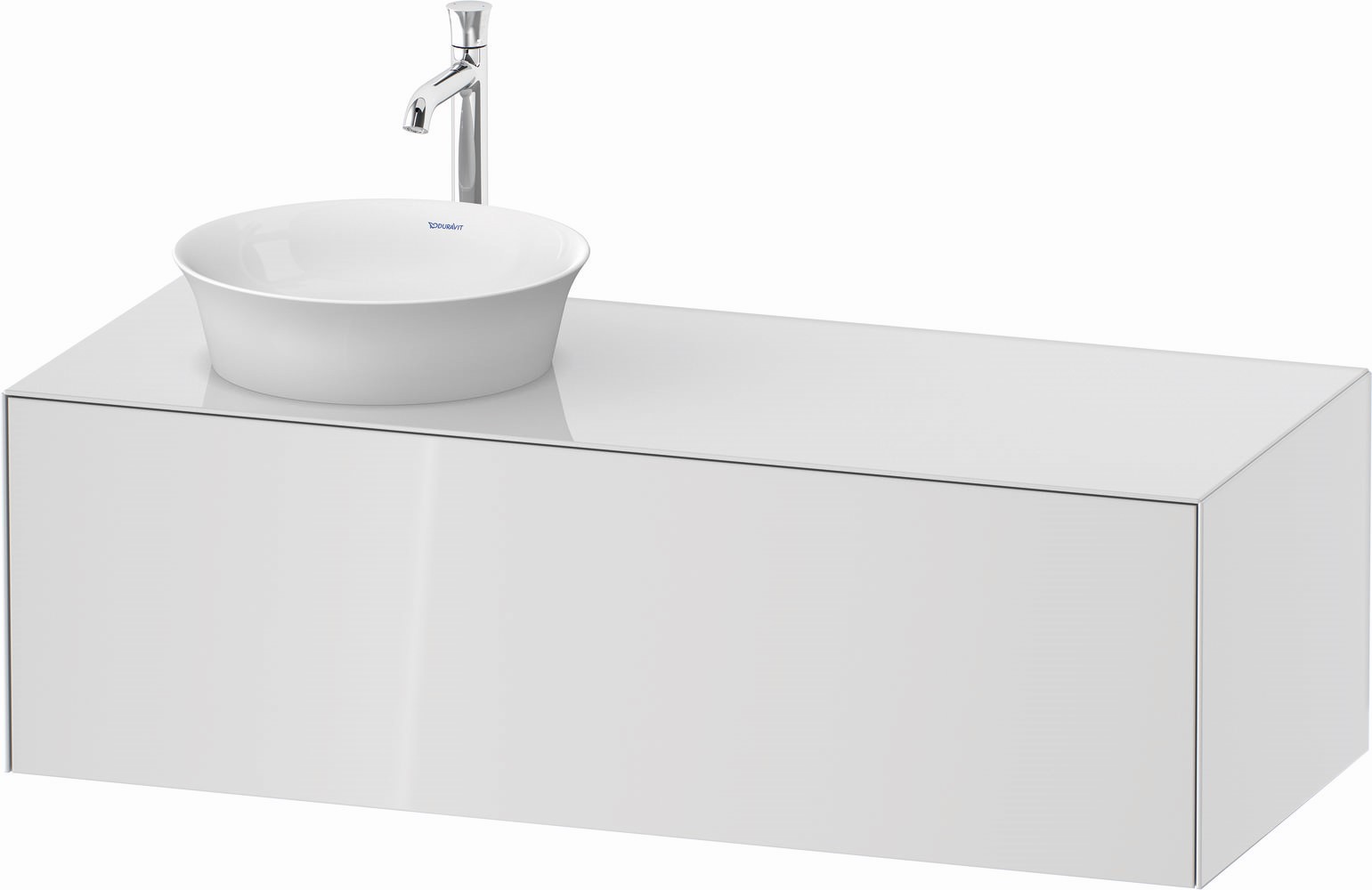 Duravit White Tulip Kabinett 130x55x40.8 cm Unterschrank hängend weiß WT4977L8585