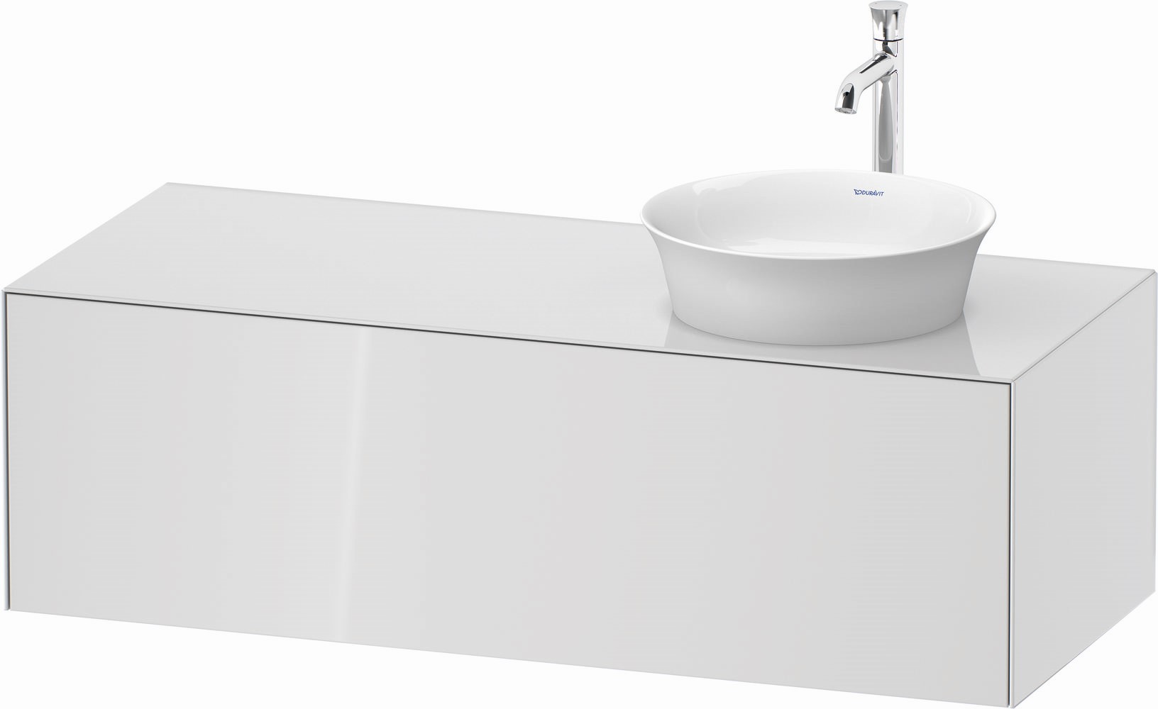 Duravit White Tulip Kabinett 130x55x40.8 cm Unterschrank hängend weiß WT4977R8585