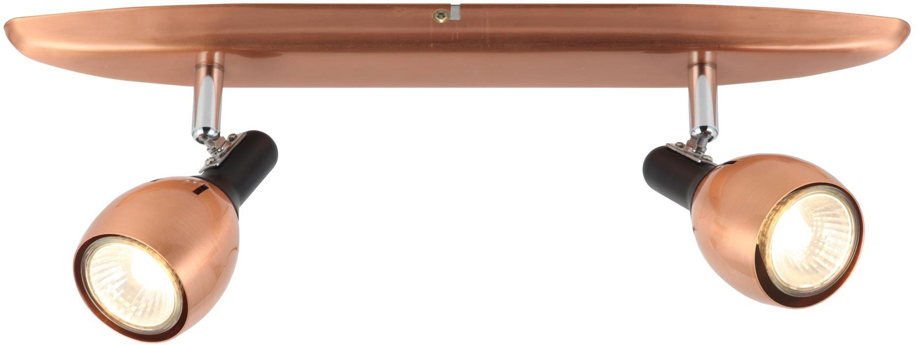 Candellux Cross Deckenlampe 2x50 W kupfer 92-32775