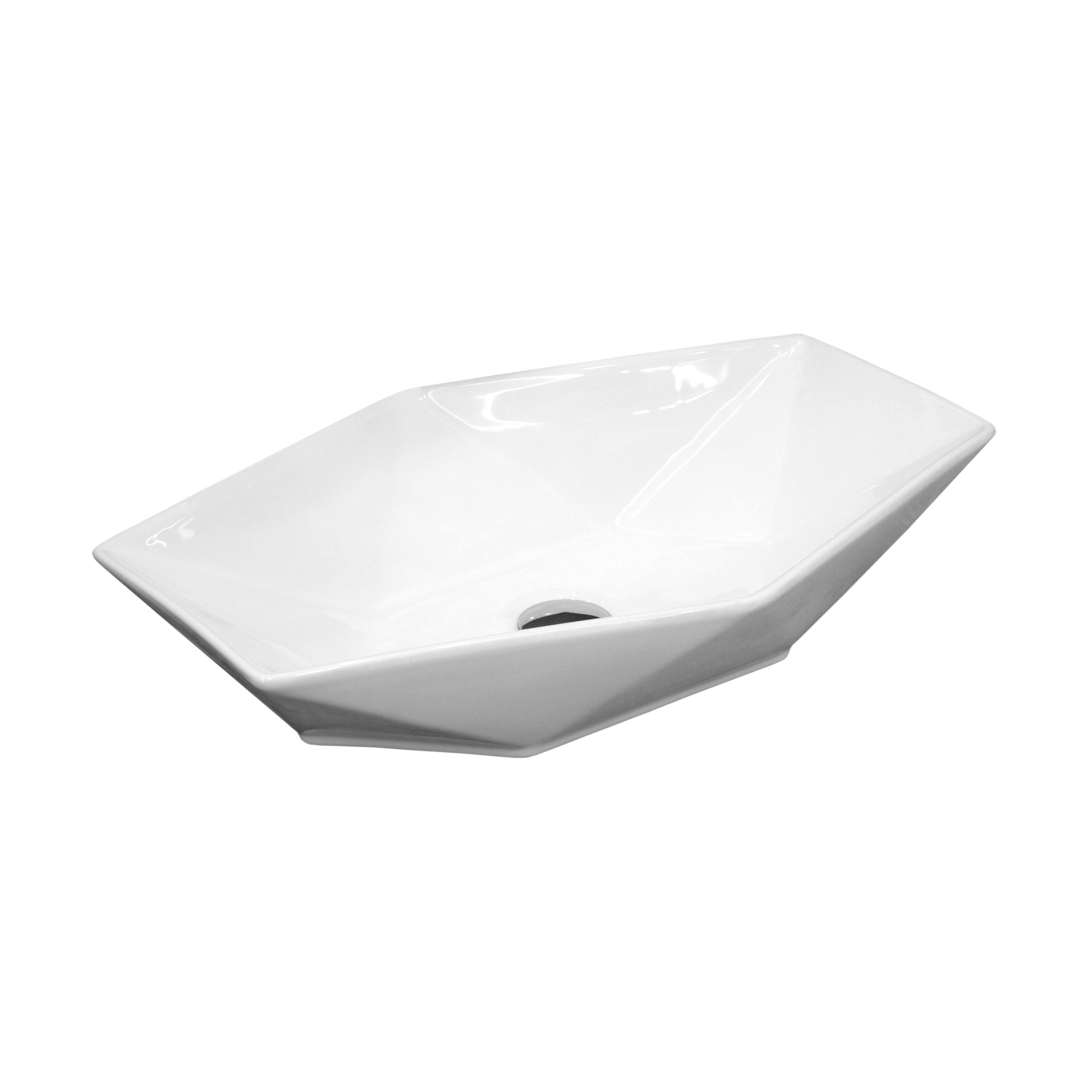 LaVita Sovena Waschbecken 57x37.5 cm Aufsatzwaschbecken weiß 5900378301639