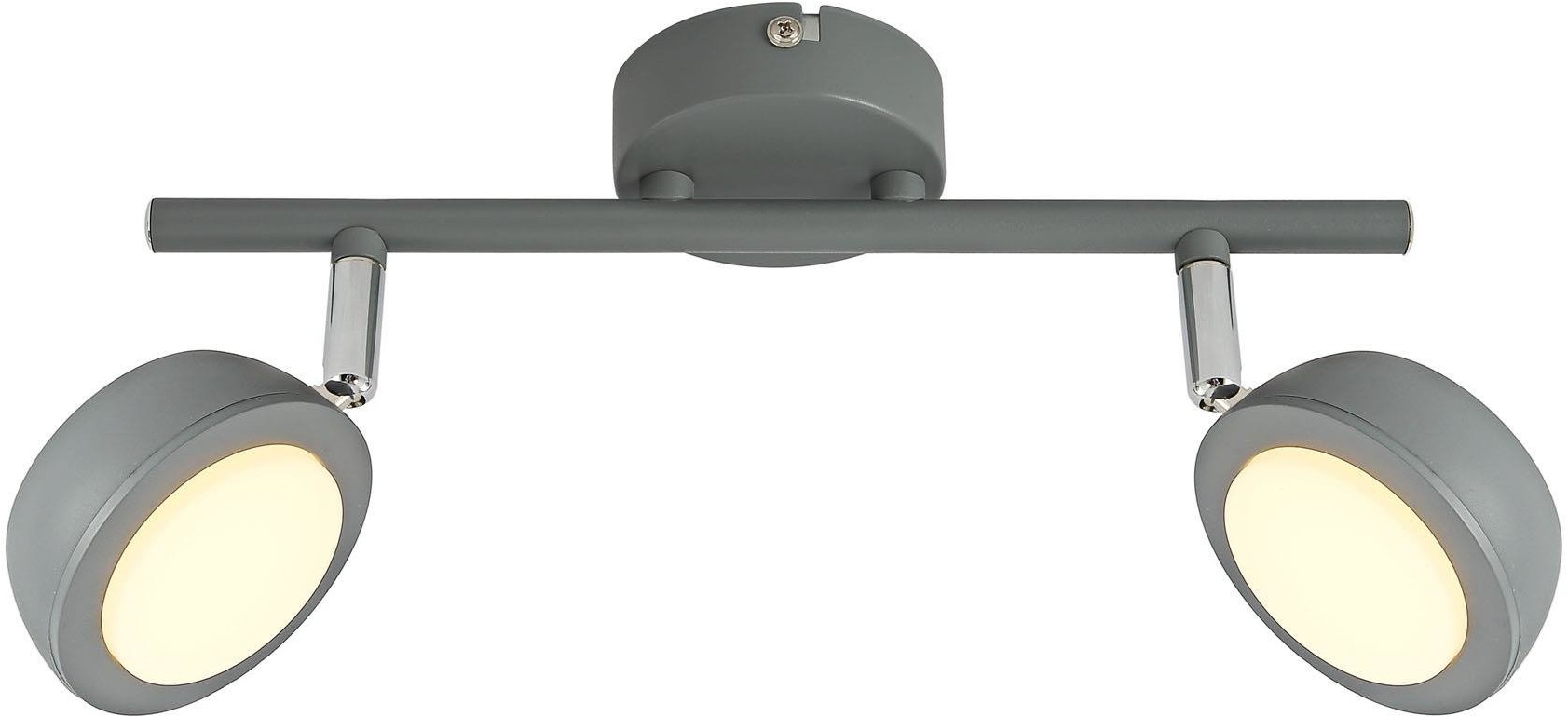 Candellux Mild Deckenlampe 2x6 W grau 92-66749