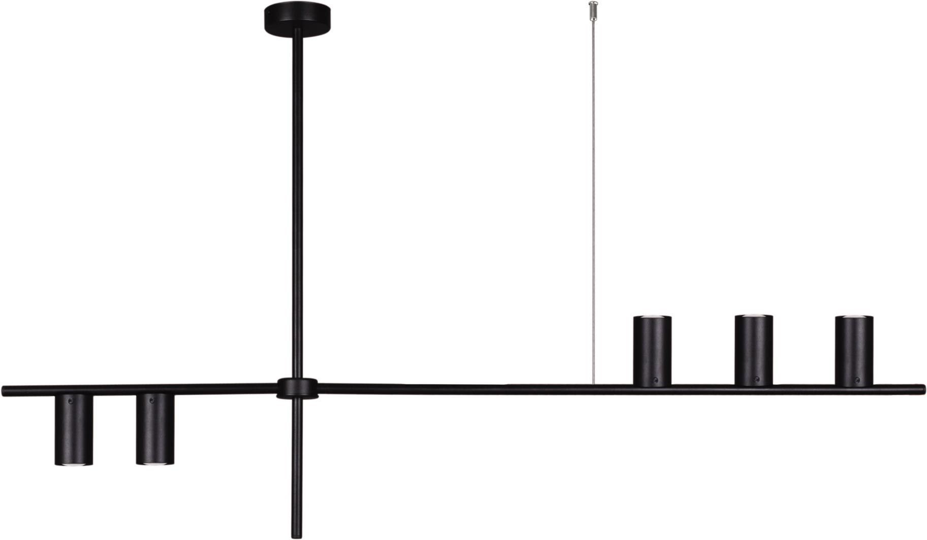 Kaja Rocco Pendelleuchte 5x35 W schwarz K-4755