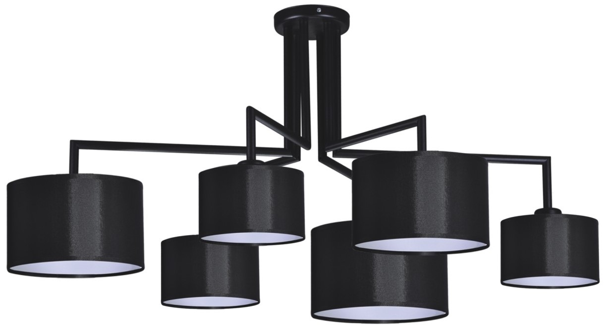 Kaja Simone Black Deckenlampe 6x60 W schwarz K-4321