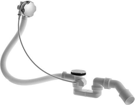 Duravit Badewannensiphon chrom 791287000001000