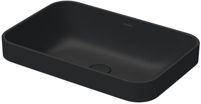 Duravit Happy D.2 waschbecken 60x40 cm rechteckig nabla-förmig anthrazit 23596013001