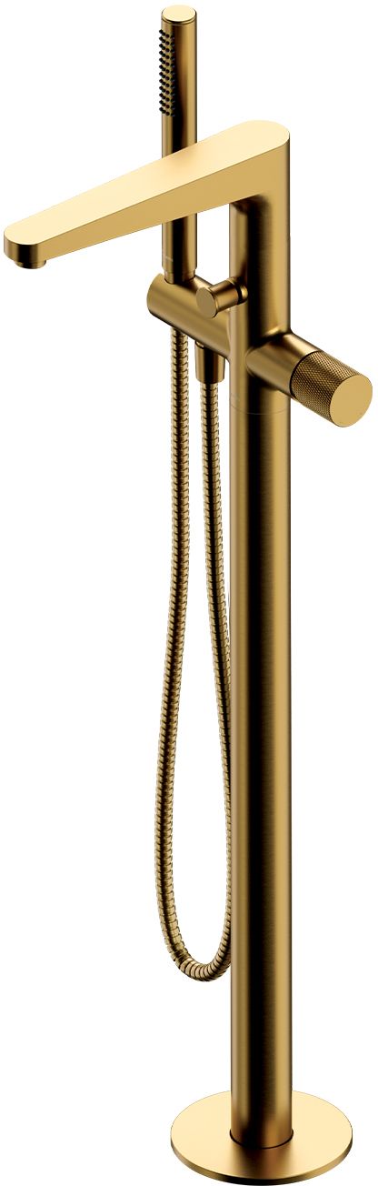 Omnires Contour Badewannen- und Duscharmatur freistehend gold CT8033GLB