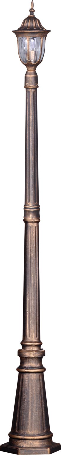 Kaja Vasco Stehleuchte für den Außenbereich 1x60 W schwarz-gold K-7007B/1NCZARNY/ZŁOTY