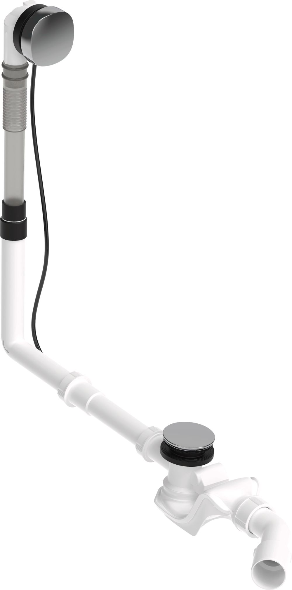 Duravit Quadroval Badewannensiphon chrom 792216000001000