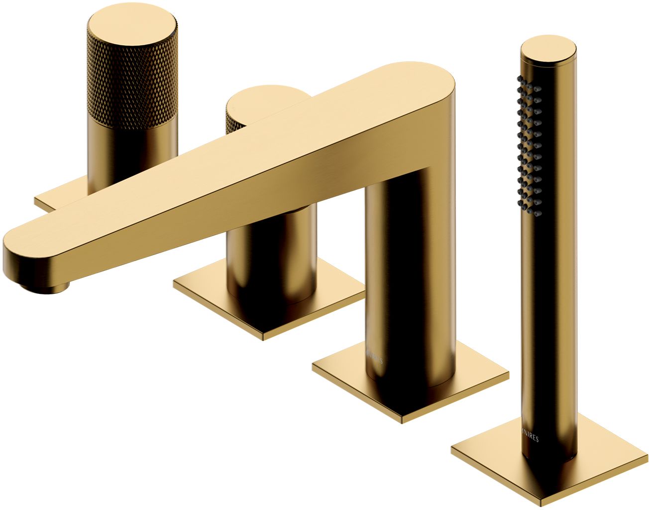 Omnires Contour Badewannen- und Duscharmatur awannenmontiert gold CT8032GLB