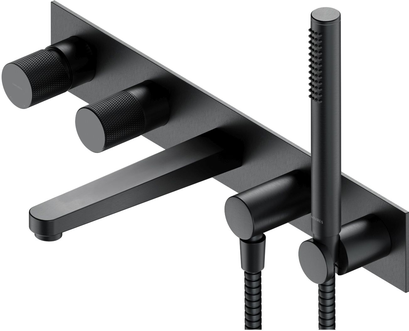 Omnires Contour Badewannen- und Duscharmatur Unterputz || CT8037/1AT