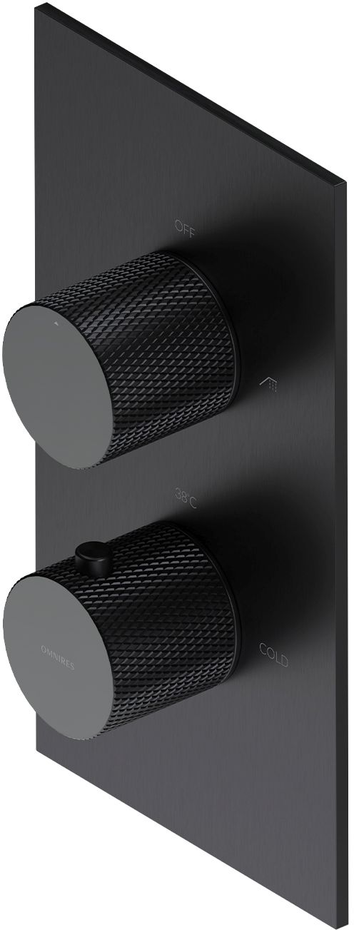 Omnires Contour Badewannen- und Duscharmatur Unterputz mit Thermostat || CT8036AT