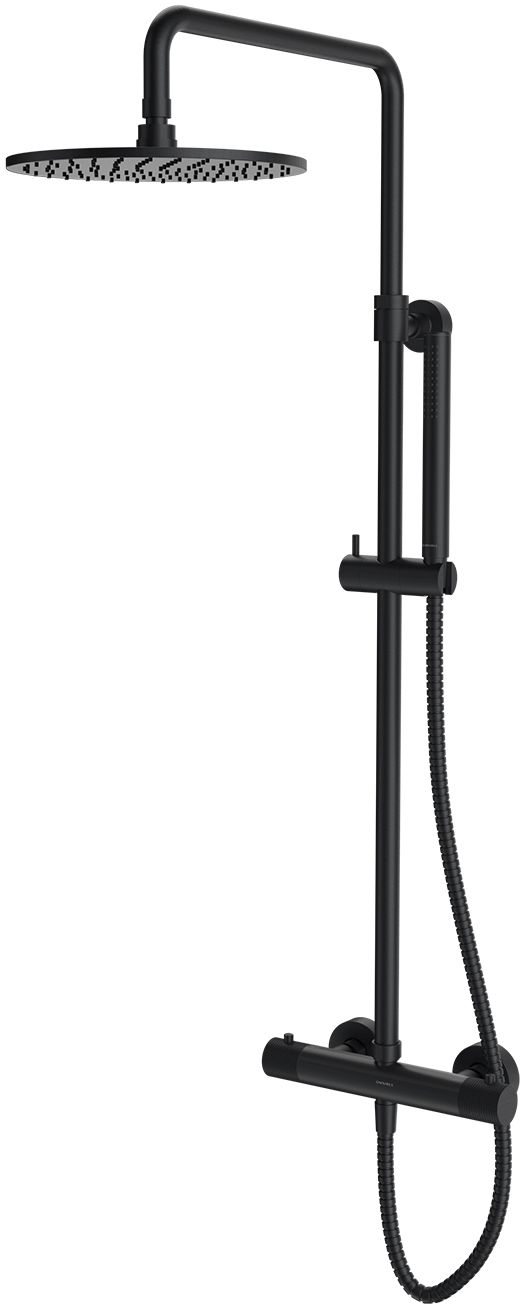 Omnires Contour Duschset Wandmontage mit Thermostat || CT8044AT