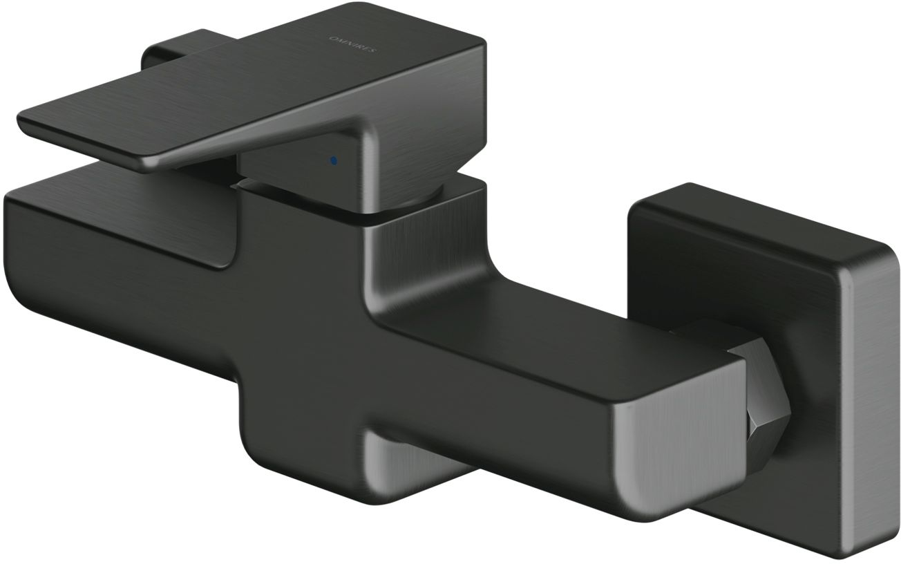 Omnires Parma Duschbatterie Wandmontage graphit PM7440GR